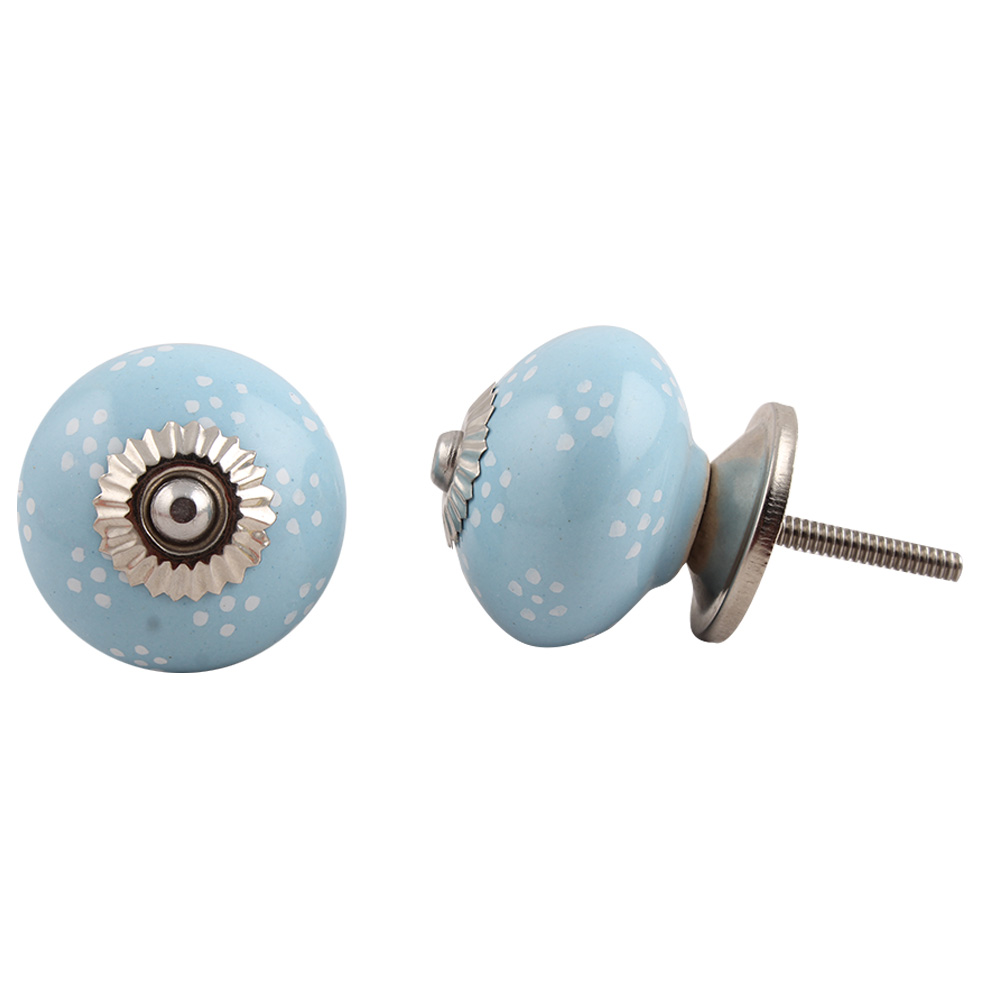 Turquoise Tiny Flower Knob
