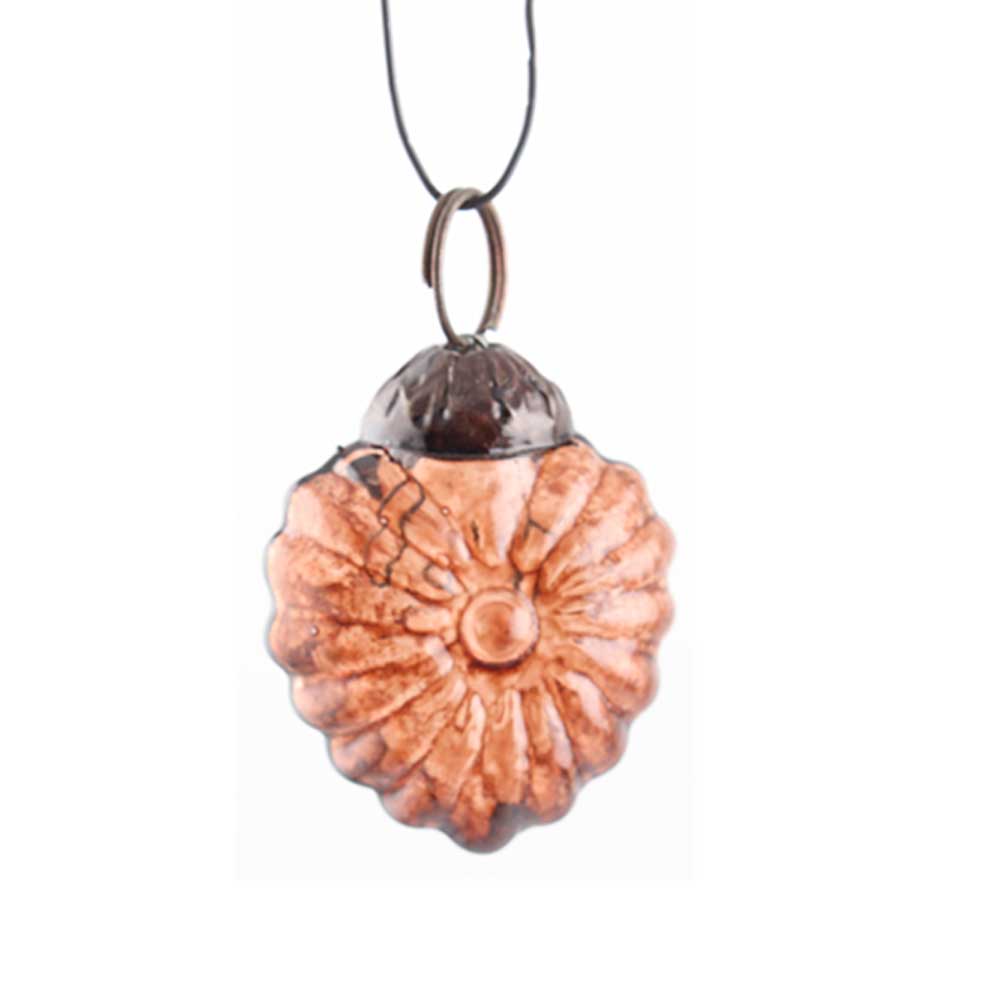 Antique Champagne Heart Tiny Christmas Hanging Online