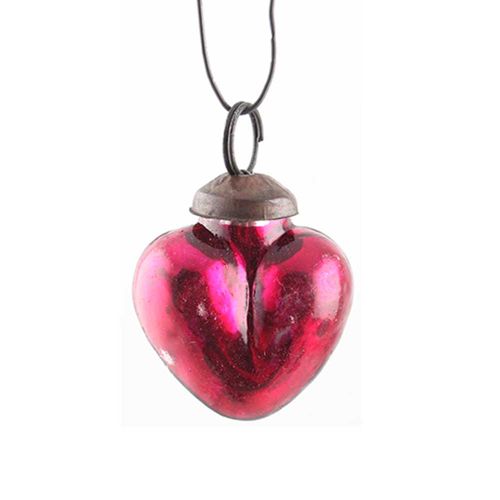 Antique Red Heart Tiny Christmas Hanging Online