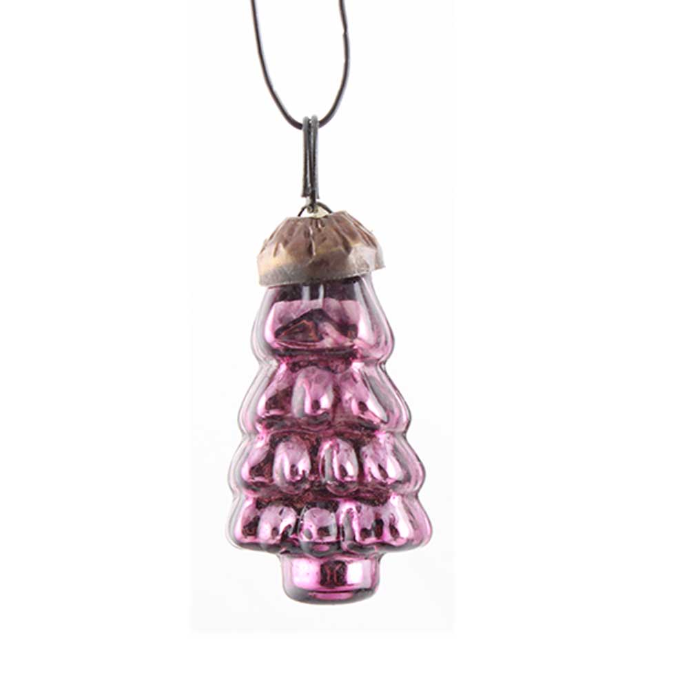 Antique Purple Tiny Xmas Tree Ornament Online