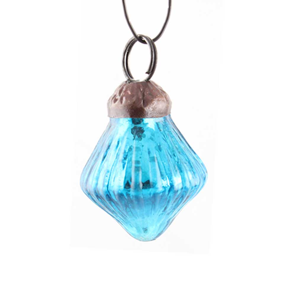Top Antique Turquoise Tiny Christmas Ornament Online