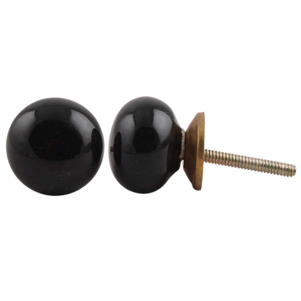 Black Solid Knob small