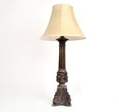 Ornate Victorian Metal Lamp