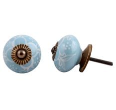 HandmadeTurquoise Ceramic Knob