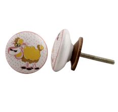 Sheep Ceramic Knob