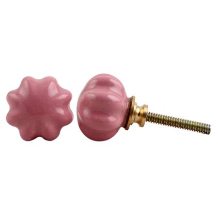 Pink Pomegranate Bud Knob