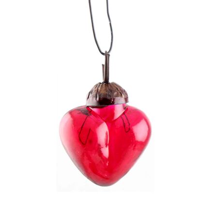 Pink Heart Tiny Christmas Hanging Online