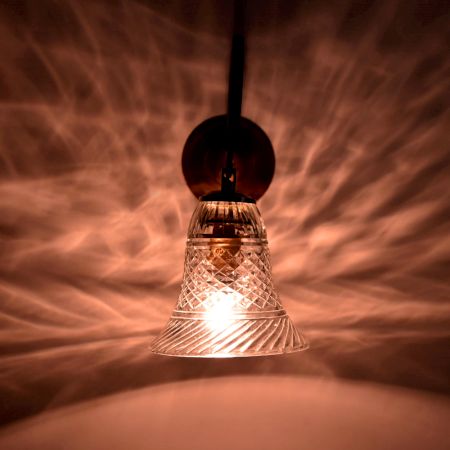 Bell Shaped Etched Wall Lamp
