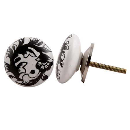 Vector Floral Pattern Knob