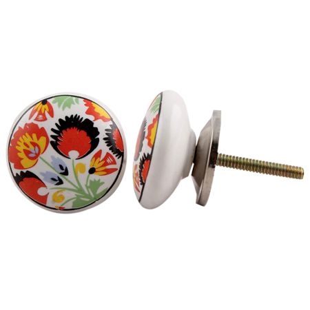 Peacock Pattern Knob