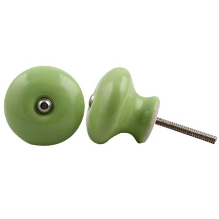 Lime Ceramic Knob