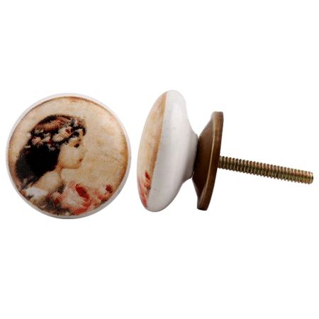 Girl Flat Knob