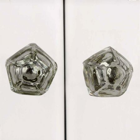 Pyramid Glass Drawer Knobs Online