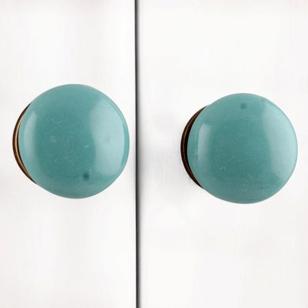 Sage Green Flat Knob