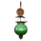 Green Melon Shaped Glass Lamp 
