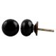 Black Solid Knob Small
