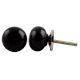Black Solid Knob Small