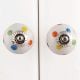 Mixed Dotted Ceramic Cabinet Knob