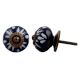 Navy Blue Etched Ceramic Knob-09