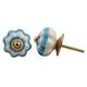 Cream Turquoise Medium Knob