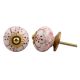 Dark Pink Floral Knob