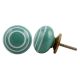 Sea Green Striped Knob