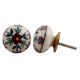Wheel Floral Knob