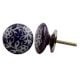 Purple Etched Flat Knob