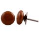 Brown Flat Medium Knob