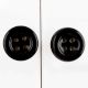 Black Ceramic Button Knob
