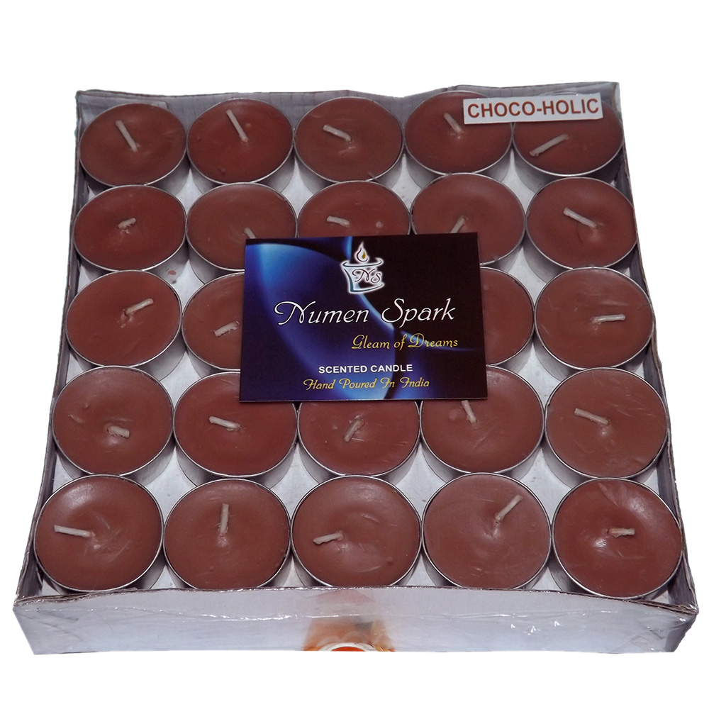 Chocoholic Tea-Light Candle (Pack of 50)