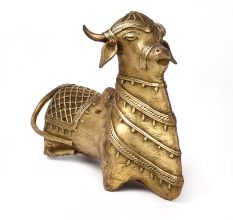 Auspicious Golden Bull Bronze Statue