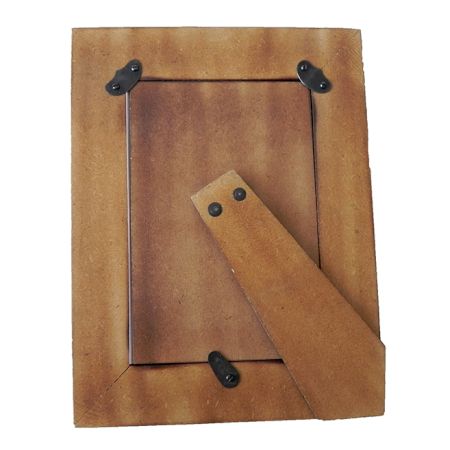 Black & White Striped Photoframe With Brown Diary (Combo Pack)