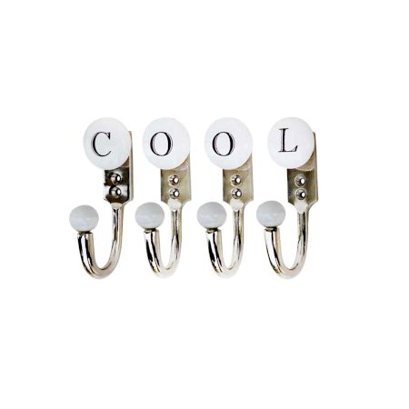 COOL White & Black Alphabet Hooks (Combo Pack)