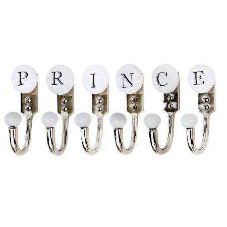 PRINCE White & Black Alphabet Hooks (Combo Pack)