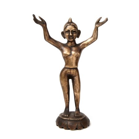 Tribal God Handmade Bronze Statue