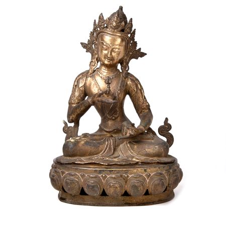 Rare Tibetan Bronze Buddha Figurine