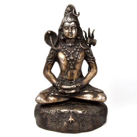 Hindu God Lord Shiva in Bronze Finish