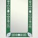 Green Long Venetian Mirror-46.5 inches X 16 inches