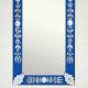 Blue Long Venetian Mirror-46.5 inches X 16 inches