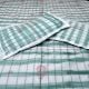 White & Green Double Bedsheet