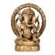 Bronze Ganesha Statue with Rat
