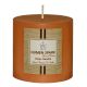 Vanilla Caramel Scented Smooth Pillar Candle (3 Inches X 3 Inches)
