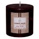 Choco-Holic Scented Rustic Pillar Candle (3 Inches X 3 Inches)