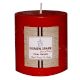 Amour Rose Scented Rustic Pillar Candle (3 Inches X 3 Inches)