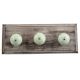 Light Green White Dot Wooden Hooks