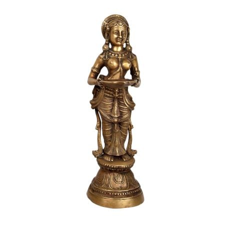 Paavai Vilakku Bronze Lamp