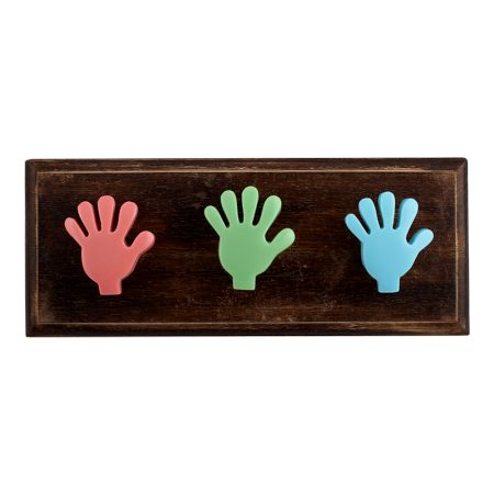 Multi Resin Fingers Wooden Hooks
