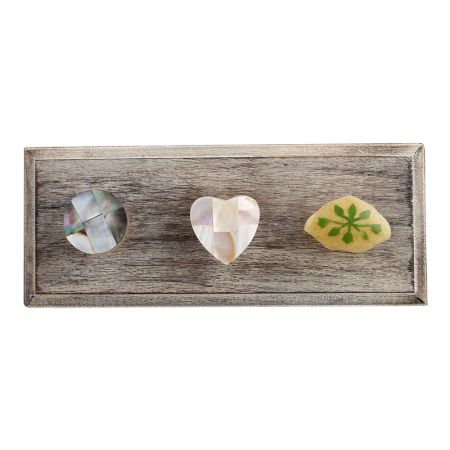 Mix Resin Wooden Hooks