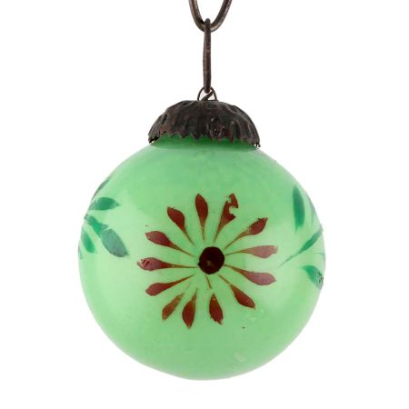 Green Round Flower Christmas Hanging Online